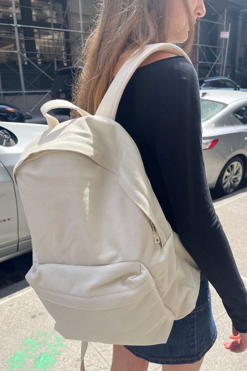 Sac a Dos Brandy Melville BM Blanche | VTI-90550653